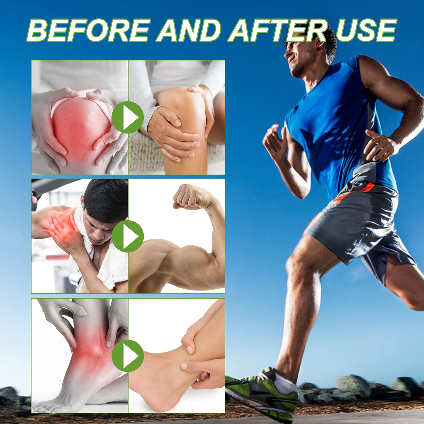 Instant Relief Wormwood Knee Patches – Soothing Warmth for Aching Joints & Muscles