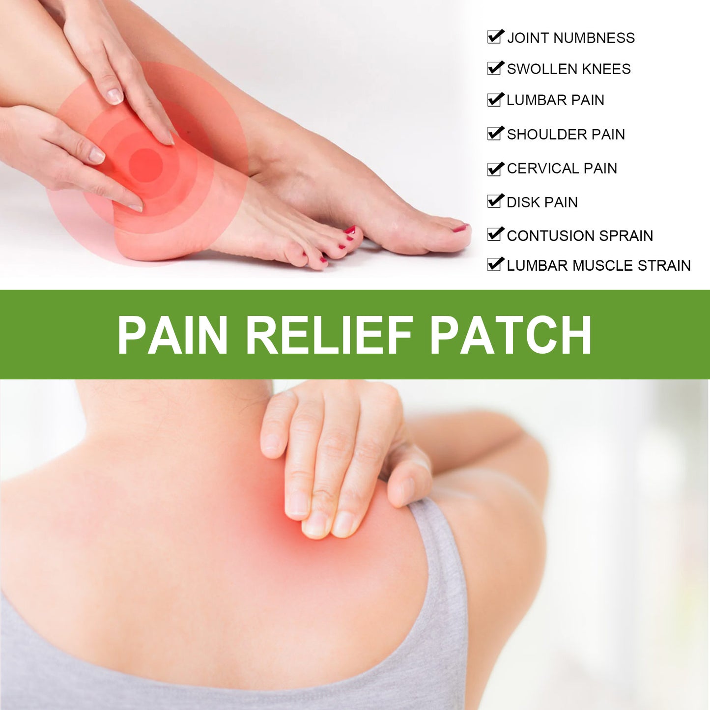 Instant Relief Wormwood Knee Patches – Soothing Warmth for Aching Joints & Muscles