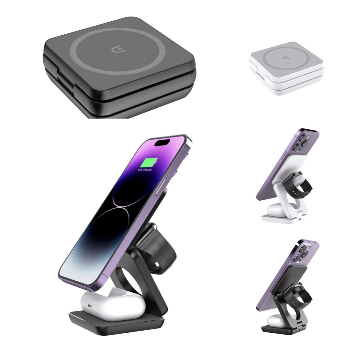 Foldable 3-in-1 Wireless Charger β The Ultimate Charging Solution! β‘π