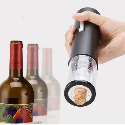 Automatic Electric Wine Opener Set with Foil Cutter – High-End Corkscrew for Effortless Wine Opening – Stylish Kitchen Gadgets