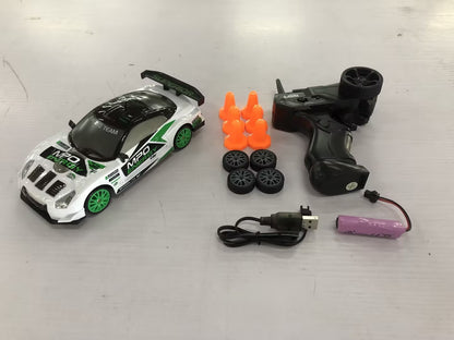 2.4Ghz 4WD RC Drift Car – High-Speed Remote Control GTR AE86 Model Racing Toy with Rechargeable Battery, Drift Tires & Accessories for Kids – Perfect Birthday Gift