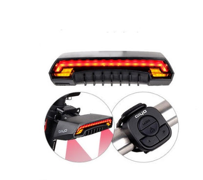 Smart LED Wireless Bike Tail Light – Ultimate Safety for Night Riders