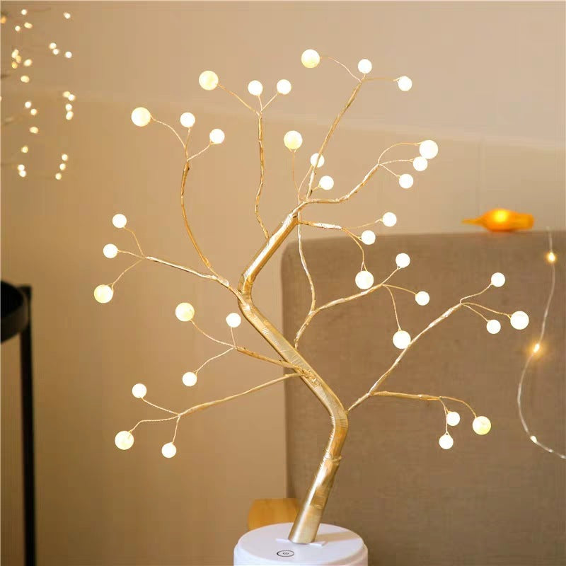 LED Copper Wire Light – Nordic Style Bedroom & Room Decor Light, USB or Battery Powered