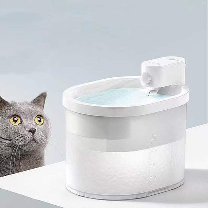 Youha Pet Cat Automatic Water Dispenser – Smart Wireless Drinking Fountain with Filtration, USB Rechargeable