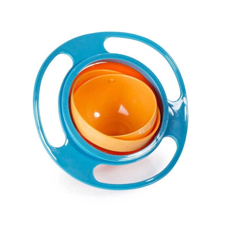 360° Rotating Spill-Proof Baby Bowl – Creative & Durable Dinnerware for Toddlers, Dishwasher Safe, Eco-Friendly