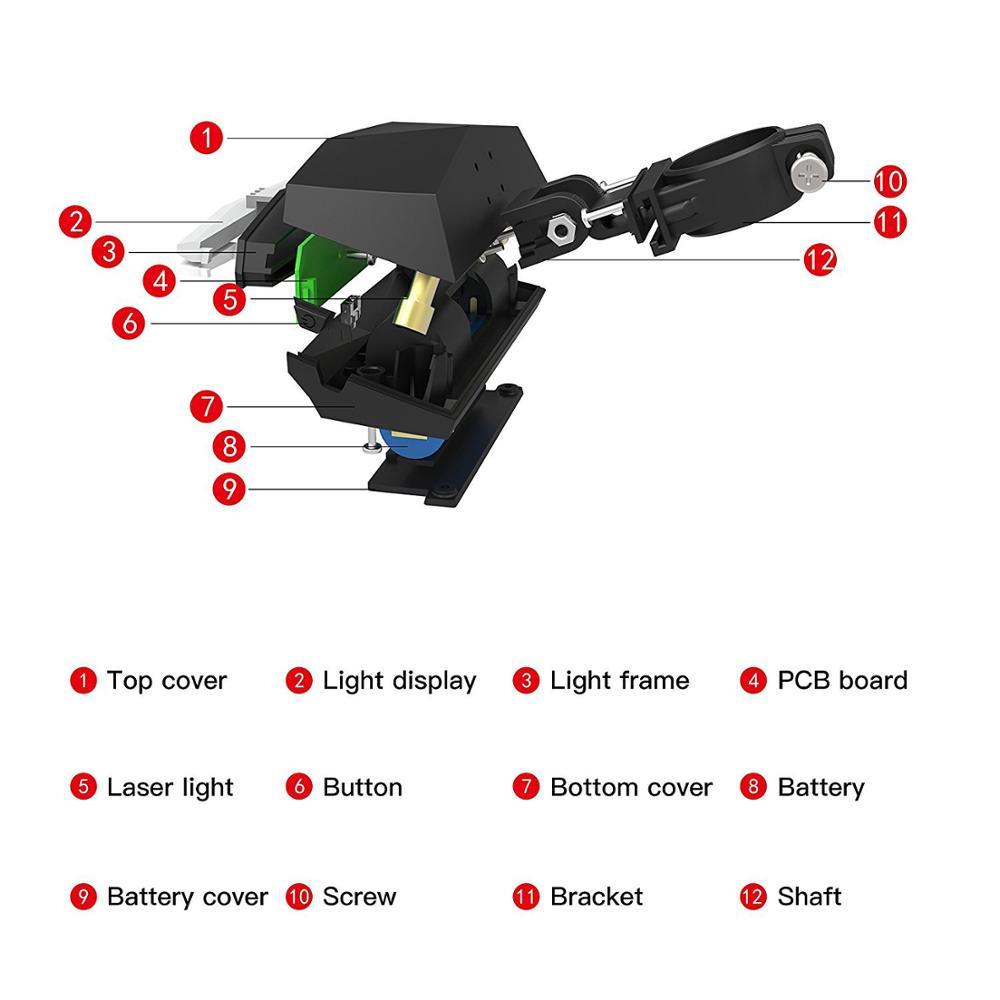 Smart LED Wireless Bike Tail Light – Ultimate Safety for Night Riders