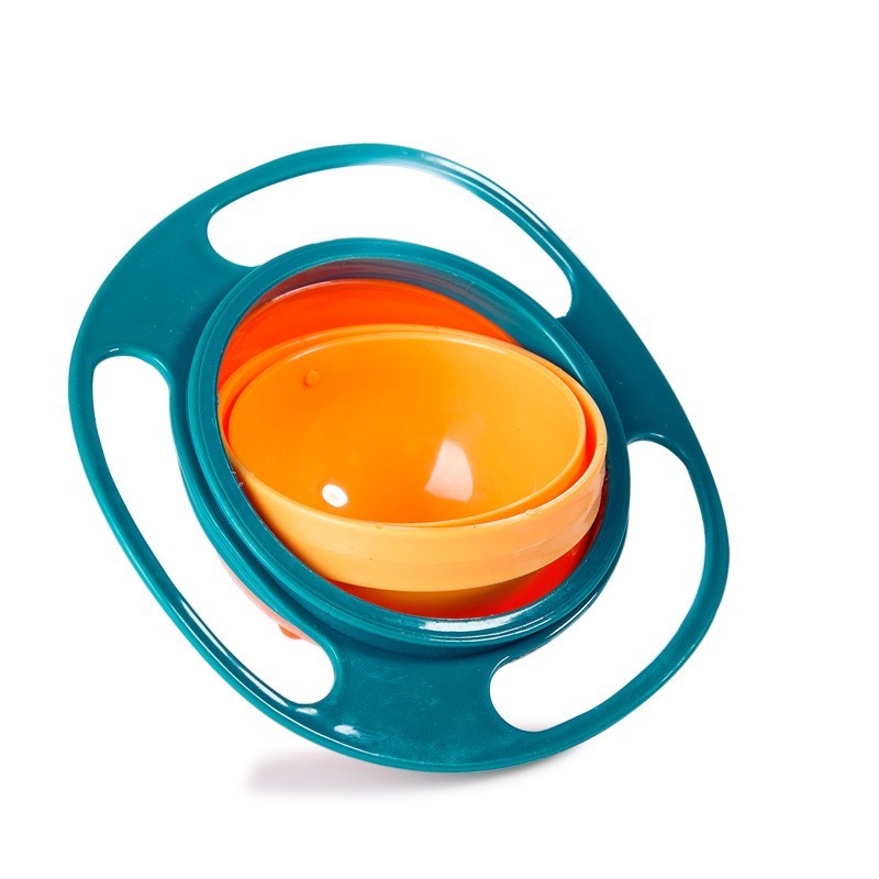 360° Rotating Spill-Proof Baby Bowl – Creative & Durable Dinnerware for Toddlers, Dishwasher Safe, Eco-Friendly