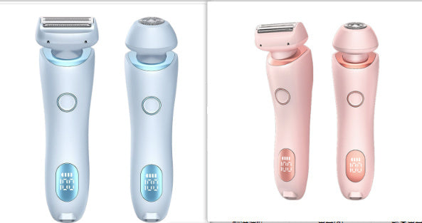 2-In-1 Hair Removal Epilator USB Rechargeable Women’s Razor – Gentle Electric Trimmer for Face, Bikini, Legs & Armpits