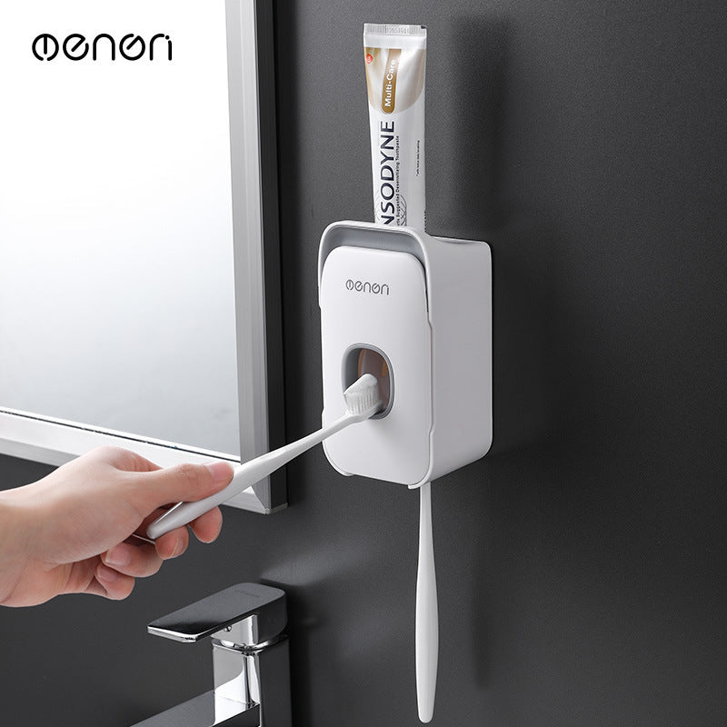 Automatic Toothpaste Dispenser Wall-Mounted, Hands-Free Toothpaste Squeezer for Home Bathroom Use, Durable ABS Material