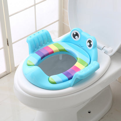 Adjustable Baby Toilet Seat for Children, Non-Slip PP Material, Safe & Comfortable Potty Trainer for 1-6 Years, Pink, Sky Blue, Green