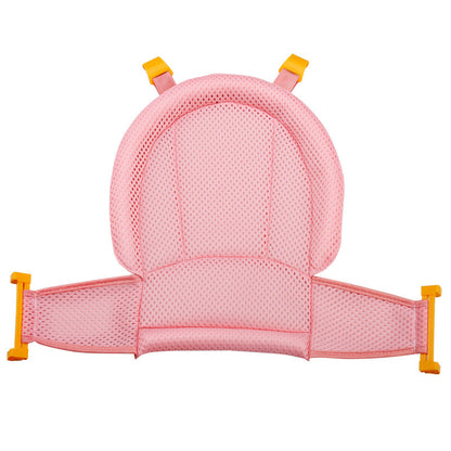 Baby Shower Bed Bath - Safe and Comfortable Infant Floating Bath Support with Three-Way Buckle Seat Belt