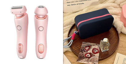 2-In-1 Hair Removal Epilator USB Rechargeable Women’s Razor – Gentle Electric Trimmer for Face, Bikini, Legs & Armpits