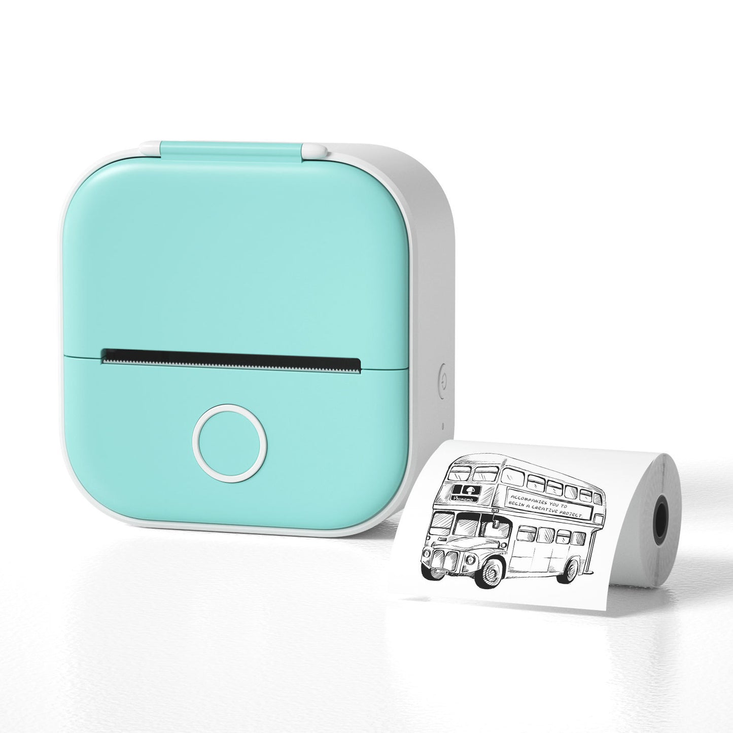 Portable Mini Bluetooth Thermal Printer – Inkless Label & Photo Printer for Home, Students, and Office