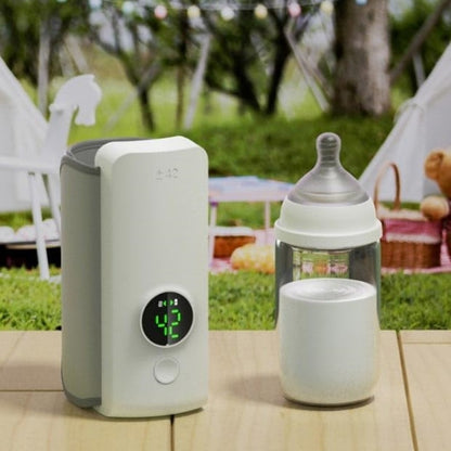 Portable Wireless Baby Bottle Warmer – USB Rechargeable Milk Heating Bag with Constant Temperature Control