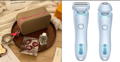 2-In-1 Hair Removal Epilator USB Rechargeable Women’s Razor – Gentle Electric Trimmer for Face, Bikini, Legs & Armpits