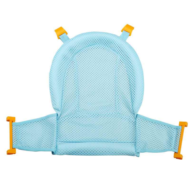 Baby Shower Bed Bath - Safe and Comfortable Infant Floating Bath Support with Three-Way Buckle Seat Belt