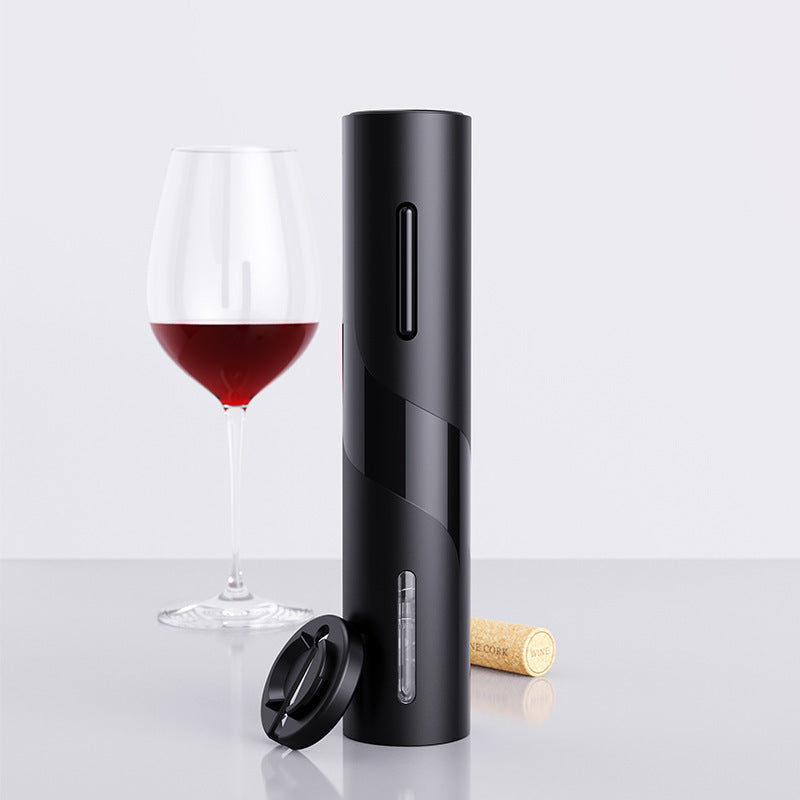 Automatic Electric Wine Opener Set with Foil Cutter – High-End Corkscrew for Effortless Wine Opening – Stylish Kitchen Gadgets