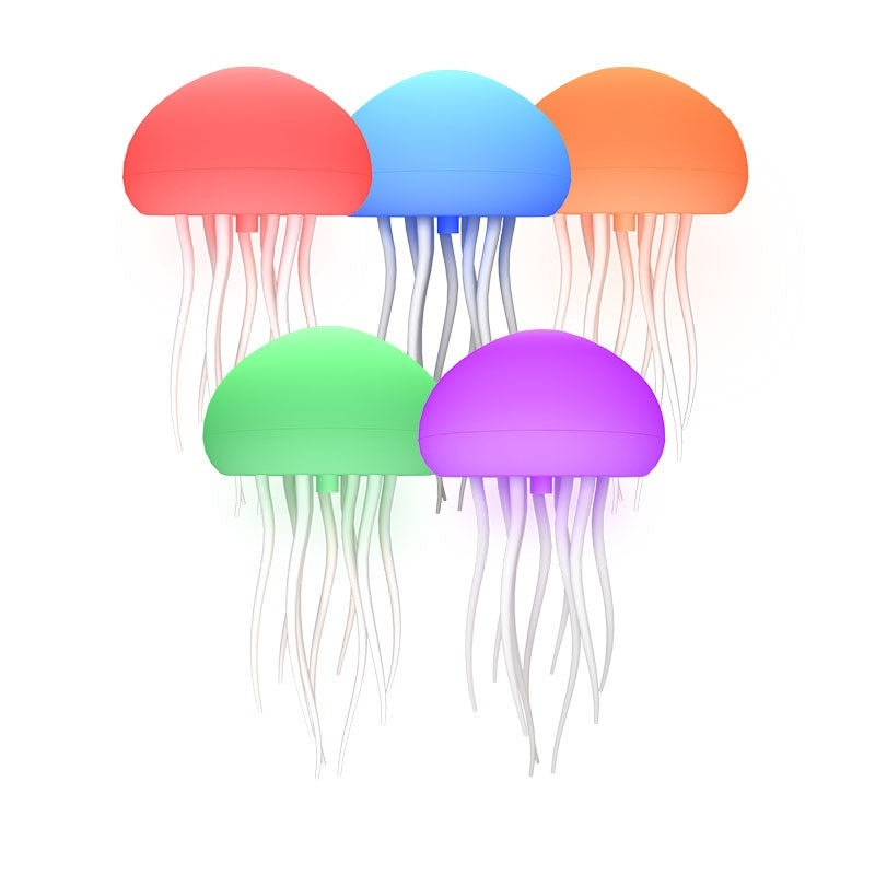 LED Jellyfish Mood Lamp – Portable Jellyfish Night Light with Color-Changing Effects for Bedside, Desk, and Relaxation