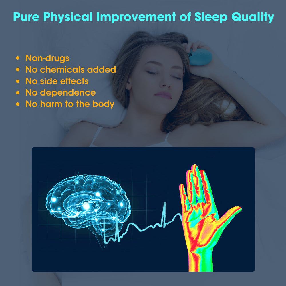 Sleep Aid Handheld Device – Microcurrent Therapy for Anxiety, Stress & Insomnia | Fast Sleep Therapy Machine