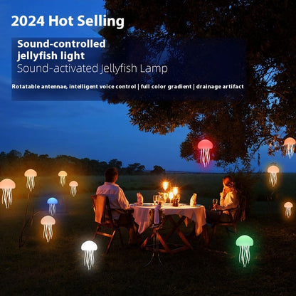 LED Jellyfish Mood Lamp – Portable Jellyfish Night Light with Color-Changing Effects for Bedside, Desk, and Relaxation