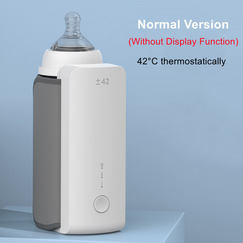 Portable Wireless Baby Bottle Warmer – USB Rechargeable Milk Heating Bag with Constant Temperature Control