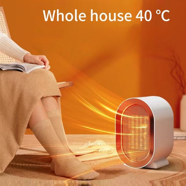 Mini Portable Electric Fan Heater – 220V PTC Ceramic Desktop Warmer for Home & Office