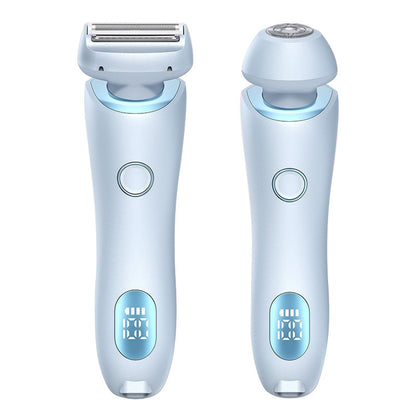 2-In-1 Hair Removal Epilator USB Rechargeable Women’s Razor – Gentle Electric Trimmer for Face, Bikini, Legs & Armpits