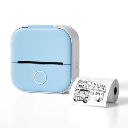 Portable Mini Bluetooth Thermal Printer – Inkless Label & Photo Printer for Home, Students, and Office