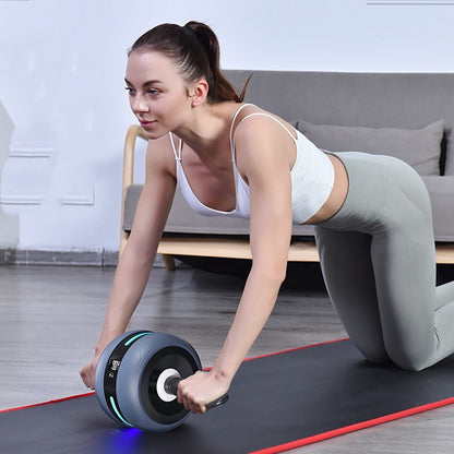 Automatic Rebound Ab Roller with Smart Counter – Core Strength Training, Home & Gym Fitness Equipment