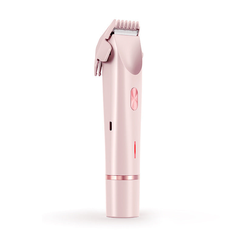 2-in-1 Electric Hair Remover & Trimmer for Women – USB Rechargeable, Waterproof Razor for Body, Bikini, and Sensitive Areas