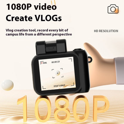 Portable Retro Travel Camera – Compact 1080P Mini Camera for Kids with Loop Recording and 1.44" LCD Screen