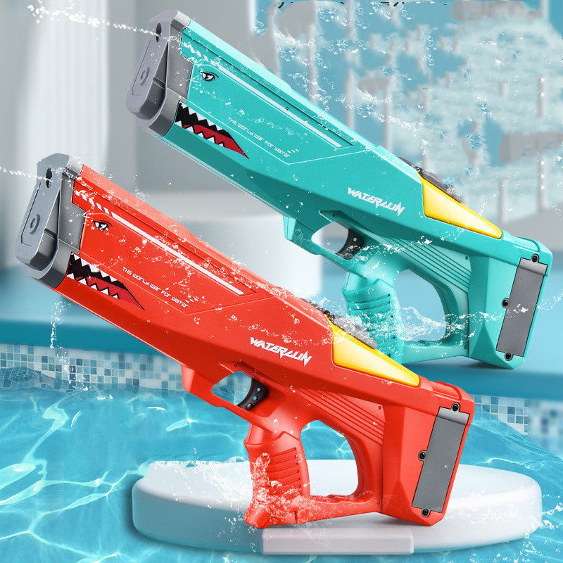 Automatic Electric Shark Water Gun – High-Pressure Squirt Gun for Kids & Adults, Rechargeable Outdoor Pool & Beach Toy for Summer Water Fights