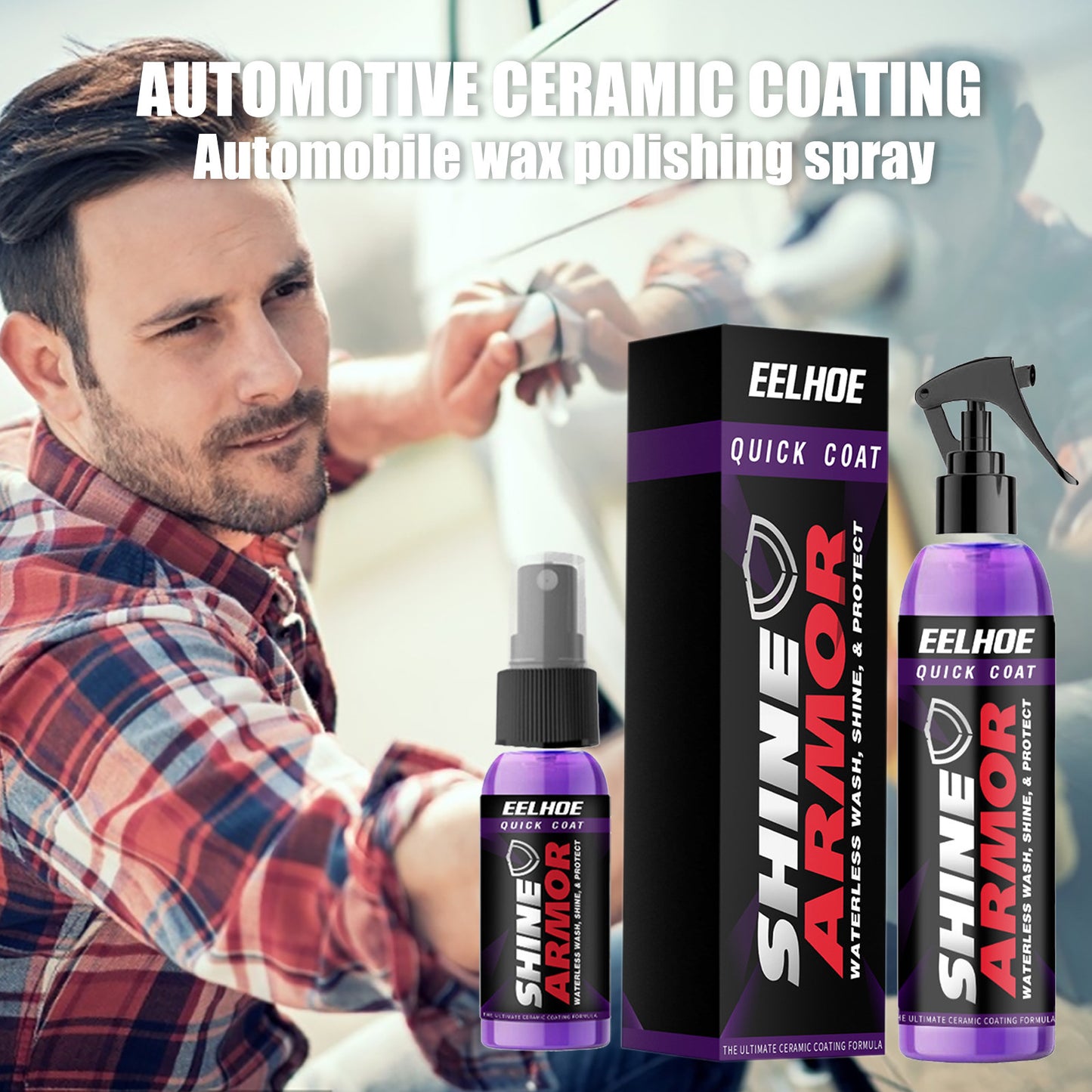 Ultimate Car Protection: Hand Spray Wax Microplated Crystal Coating