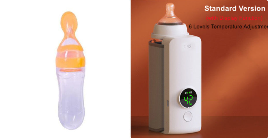 Portable Wireless Baby Bottle Warmer – USB Rechargeable Milk Heating Bag with Constant Temperature Control