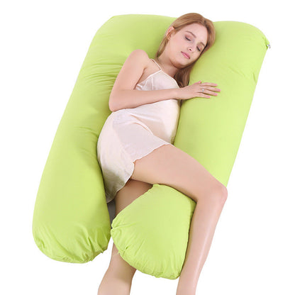 U-Shaped Pregnancy Pillow – Ice Silk Cooling Maternity Pillow for Sleeping & Support